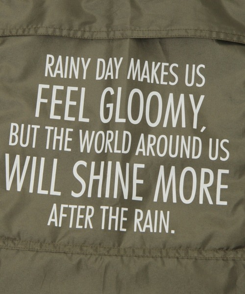 BAYFLOW（ベイフロー）の「BFレインポンチョ（レインコート/ポンチョ・レディース・ベージュ/カーキ・0）」の11枚目の写真