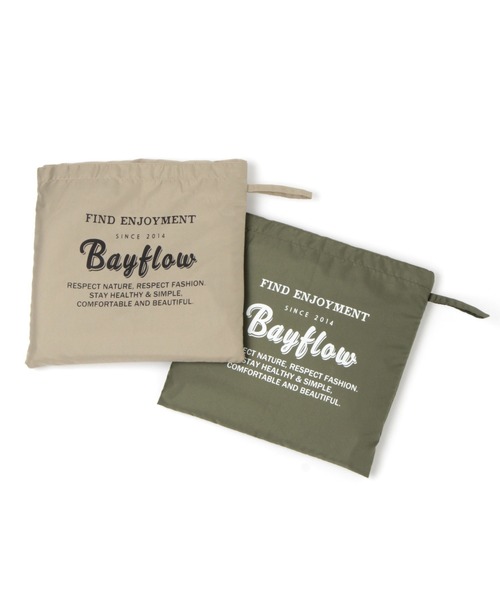 BAYFLOW（ベイフロー）の「BFレインポンチョ（レインコート/ポンチョ・レディース・ベージュ/カーキ・0）」の6枚目の写真