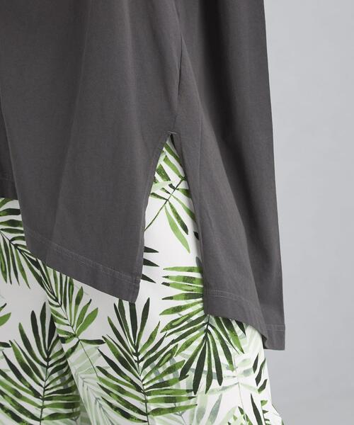 green label relaxing（グリーンレーベルリラクシング）の「CFC VINTAGEライク フレア ノースリーブ カットソー（Tシャツ/カットソー・レディース・ピンク/ダークグレー/ナチュラル・FREE）」の17枚目の写真