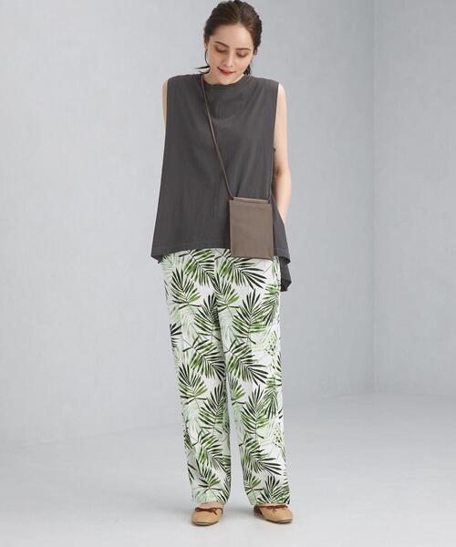 green label relaxing（グリーンレーベルリラクシング）の「CFC VINTAGEライク フレア ノースリーブ カットソー（Tシャツ/カットソー・レディース・ピンク/ダークグレー/ナチュラル・FREE）」の13枚目の写真