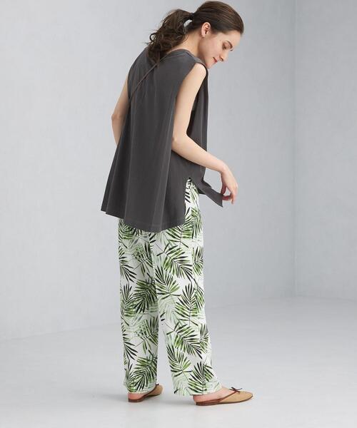 green label relaxing（グリーンレーベルリラクシング）の「CFC VINTAGEライク フレア ノースリーブ カットソー（Tシャツ/カットソー・レディース・ピンク/ダークグレー/ナチュラル・FREE）」の8枚目の写真