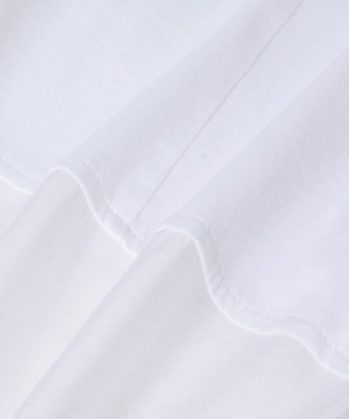 ADAM ET ROPE'（アダムエロペ）の「【WEB限定】ファブリックコンビプルオーバー（Tシャツ/カットソー・レディース・ブラック/ライトグレー/ホワイト・FREE）」の16枚目の写真