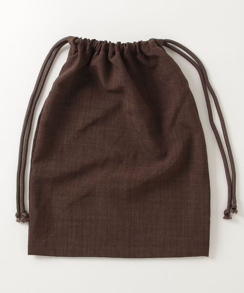 ADMIX/ATELIER SAB MEN（アドミックスアトリエサブメン）の「リネン麻調シャンブレー / オーバーサイズ CPOシャツ ＆ ハーフパンツ ＆ 巾着 セットアップ 3点セット（セットアップ・メンズ・ネイビー/キナリ/ブラック/ダークブラウン・48/50/52）」の10枚目の写真