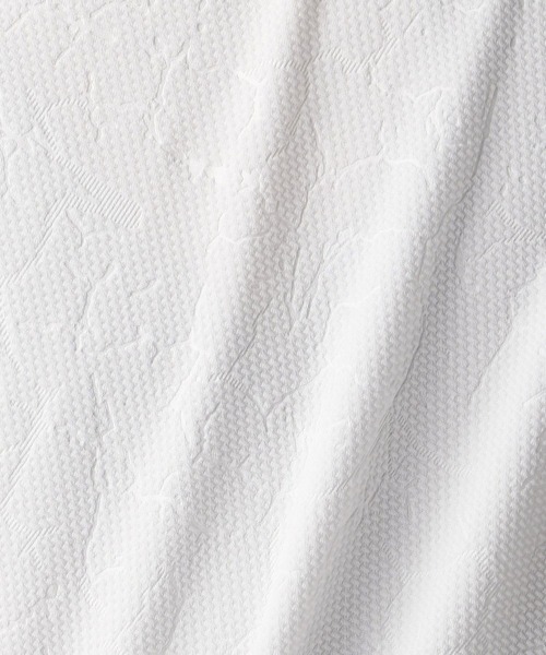 NICOLE CLUB FOR MEN（ニコルクラブフォーメン）の「ブリスタージャカード柄VネックTシャツ（Tシャツ/カットソー・メンズ・ブラック/ホワイト/ライトグレー/ラベンダー・MEDIUM/X-LARGE/LARGE）」の15枚目の写真