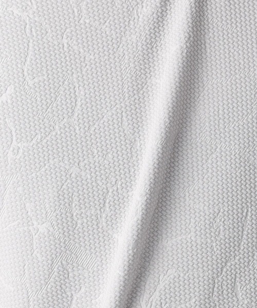 NICOLE CLUB FOR MEN（ニコルクラブフォーメン）の「ブリスタージャカード柄VネックTシャツ（Tシャツ/カットソー・メンズ・ブラック/ホワイト/ライトグレー/ラベンダー・MEDIUM/X-LARGE/LARGE）」の12枚目の写真