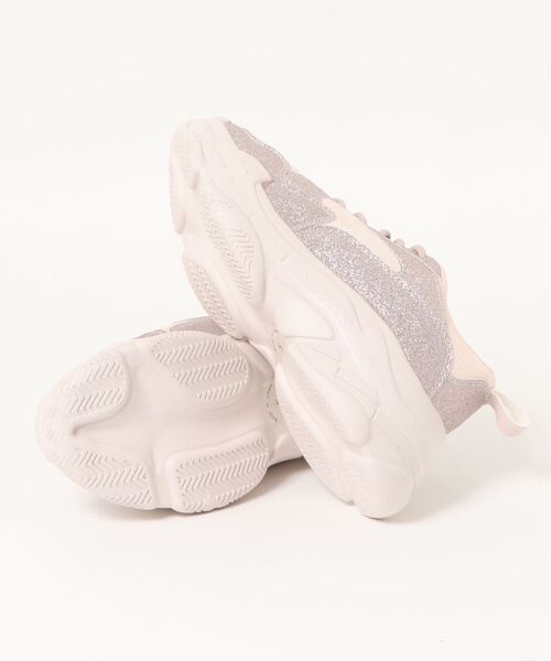 one after another NICE CLAUP（ワンアフターアナザーナイスクラップ）の「グリッター厚底スニーカー（スニーカー・レディース・ピンク系その他・LL/S/M/L）」の14枚目の写真