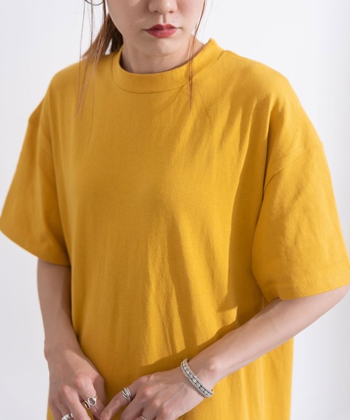 bohmal（ボマール）の「Tシャツチュニックワンピース（ワンピース・レディース・ホワイト/ブラック/マスタード/ベビーピンク・FREE）」の12枚目の写真