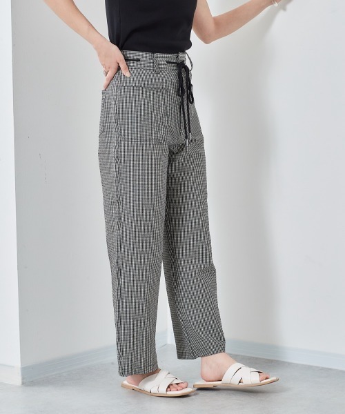 cepo（セポ）の「リサイクルサッカー　イージートラウザー（その他パンツ・レディース・ブラック/ブラック系1/ブルー・S/M）」の3枚目の写真