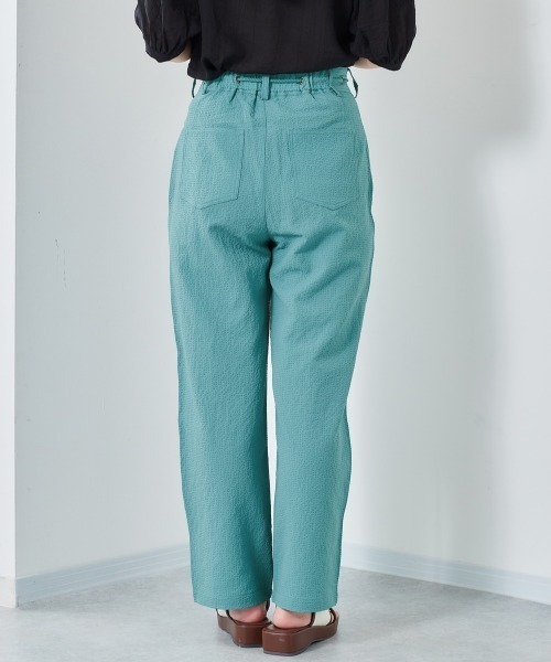 cepo（セポ）の「リサイクルサッカー　イージートラウザー（その他パンツ・レディース・ブラック/ブラック系1/ブルー・S/M）」の8枚目の写真