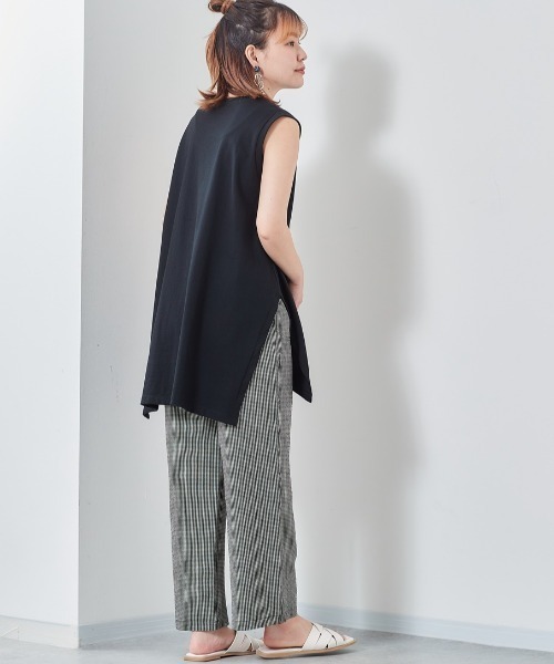 cepo（セポ）の「リサイクルサッカー　イージートラウザー（その他パンツ・レディース・ブラック/ブラック系1/ブルー・S/M）」の17枚目の写真