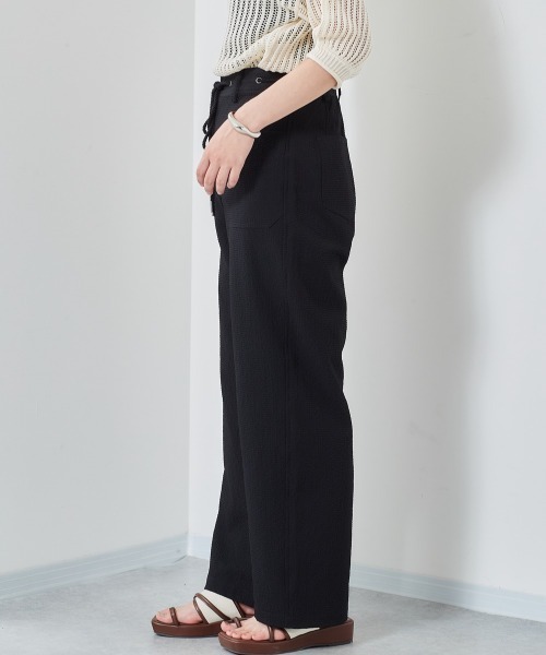 cepo（セポ）の「リサイクルサッカー　イージートラウザー（その他パンツ・レディース・ブラック/ブラック系1/ブルー・S/M）」の22枚目の写真