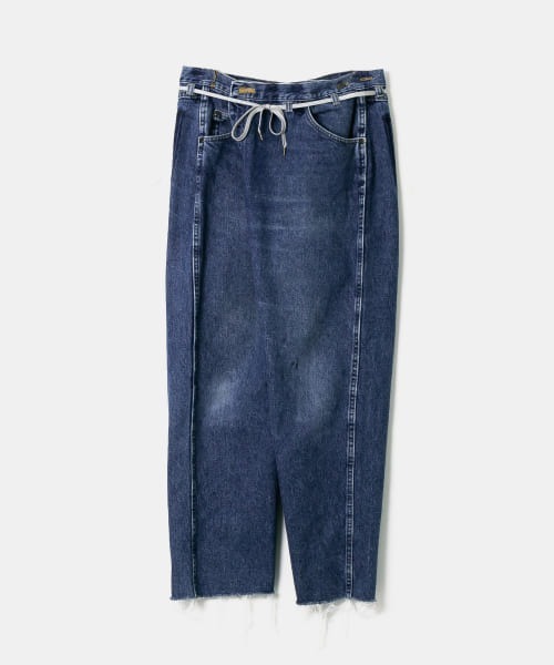 MAISON EUREKA（メゾンエウレカ）の「MAISON EUREKA　VINTAGE REWORK BIGGYPANTS（その他パンツ・レディース・インディゴブルー・SMALL/MEDIUM）」の4枚目の写真