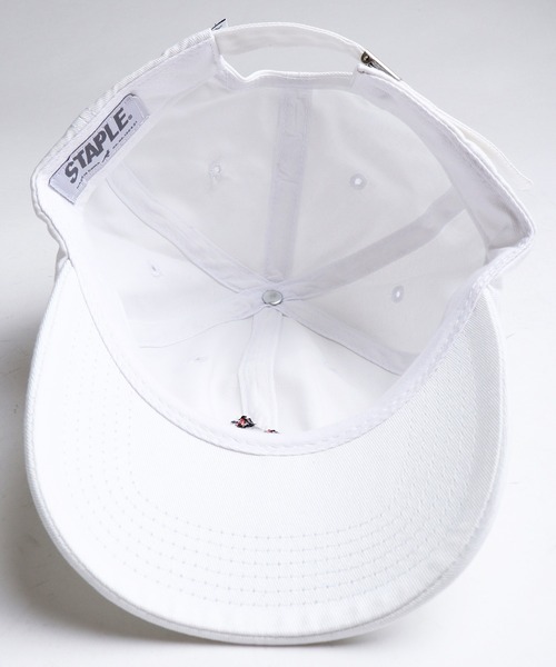 staple（ステイプル）の「【STAPLE】刺繍ロゴキャップ（キャップ・メンズ・カモフラージュ/バイオレット/ブルー/ホワイト/ブラック・FREE）」の9枚目の写真