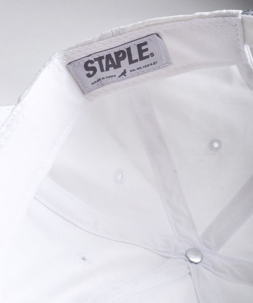staple（ステイプル）の「【STAPLE】刺繍ロゴキャップ（キャップ・メンズ・カモフラージュ/バイオレット/ブルー/ホワイト/ブラック・FREE）」の10枚目の写真