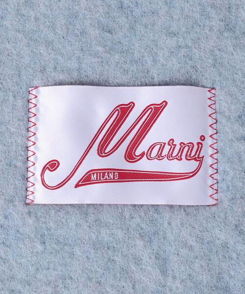 MARNI(マルニ)の「<MARNI(マルニ)>ストール ■■■(ストール/ショール・レディース・ライトブルー/マスタード・FREE)」の5枚目の写真