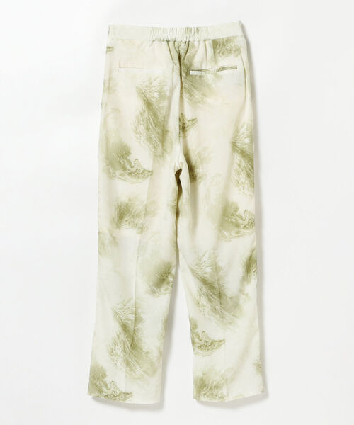 BeAMS DOT（ビームスドット）の「【WEB限定】BeAMS DOT / マーブル柄 センタープレスパンツ（その他パンツ・レディース・ブラック/グリーン・SMALL/MEDIUM）」の12枚目の写真