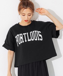 coca（coca） | ヘビーウェイトクロップドカレッジTee(Tシャツ/カットソー)