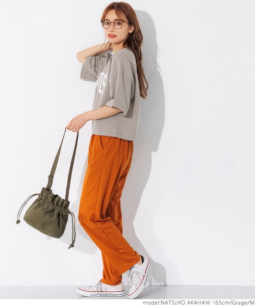 coca（coca）（コカ）の「ヘビーウェイトクロップドカレッジTee（Tシャツ/カットソー・レディース・ホワイト/ブラック/ネイビー/グレー系その他・M/L）」の19枚目の写真