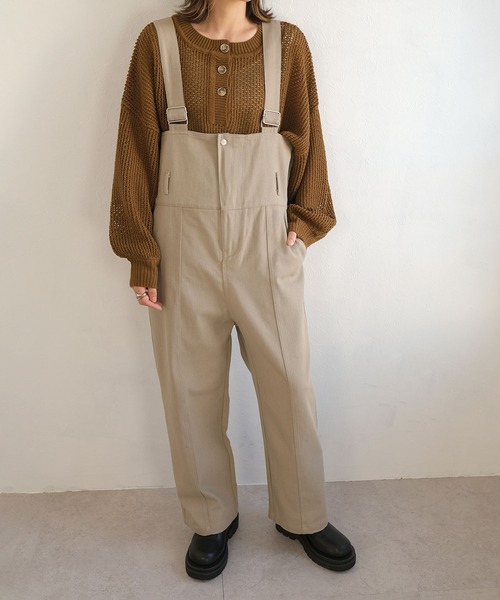 NEAT ベージュ オーバーオール NEAT｜Moleskin｜OVERALL - BEIGE｜PRODUCT｜Continuer Inc