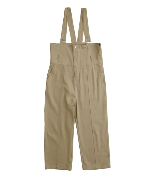 ＡＮＤＪ（アンドジェイ）の「デニムハイウエストサロペット（サロペット/オーバーオール・レディース・オフホワイト/ベージュ/ブルー・M）」の21枚目の写真