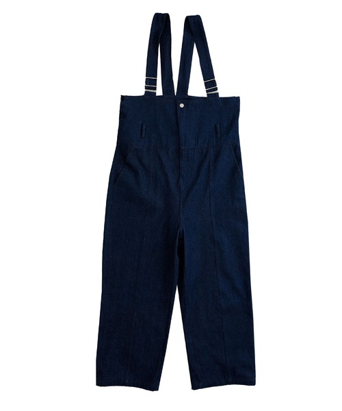 ＡＮＤＪ（アンドジェイ）の「デニムハイウエストサロペット（サロペット/オーバーオール・レディース・オフホワイト/ベージュ/ブルー・M）」の22枚目の写真