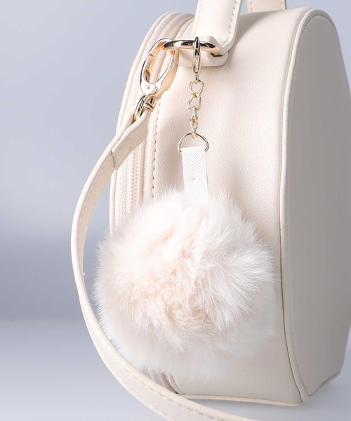 HONEYSUCKLE ROSE（ハニーサックルローズ）の「【HONEYSUCKLE ROSE】サークルショルダーバッグ（ショルダーバッグ・レディース・ライトベージュ/ブラック・ONE SIZE）」の13枚目の写真