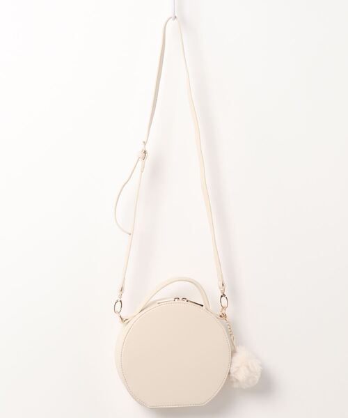 HONEYSUCKLE ROSE（ハニーサックルローズ）の「【HONEYSUCKLE ROSE】サークルショルダーバッグ（ショルダーバッグ・レディース・ライトベージュ/ブラック・ONE SIZE）」の18枚目の写真