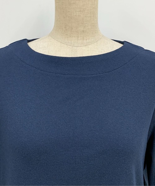 PICCIN（ピッチン）の「バックペプラムカットソー（Tシャツ/カットソー・レディース・グレー/ネイビー/ベージュ・M）」の15枚目の写真