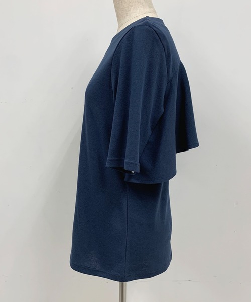 PICCIN（ピッチン）の「バックペプラムカットソー（Tシャツ/カットソー・レディース・グレー/ネイビー/ベージュ・M）」の10枚目の写真