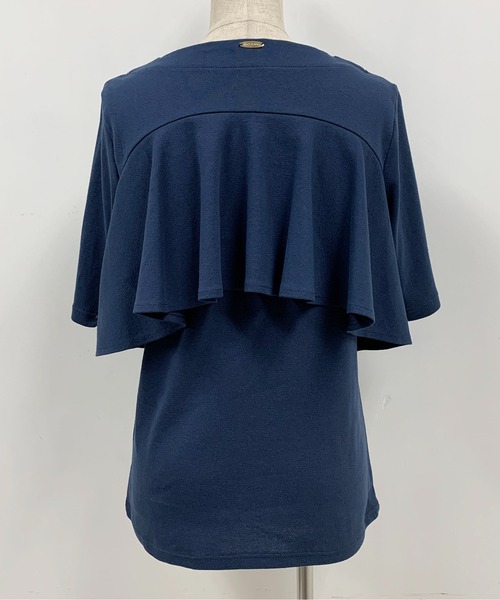 PICCIN（ピッチン）の「バックペプラムカットソー（Tシャツ/カットソー・レディース・グレー/ネイビー/ベージュ・M）」の11枚目の写真