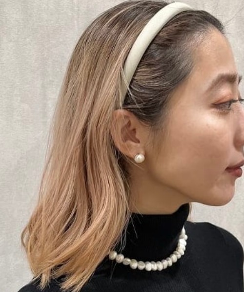 jour couture(ジュールクチュール)の「jour couture / Dimple.01 パールピアス(ピアス(両耳用)・レディース・ホワイト・ONE SIZE)」の2枚目の写真