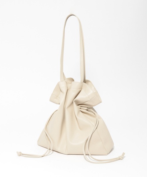 LOWRYS FARM（ローリーズファーム）の「ソフトキンチャクトート　235946（トートバッグ・レディース・アイボリー/ブラック/ダークブラウン・FREE）」の12枚目の写真