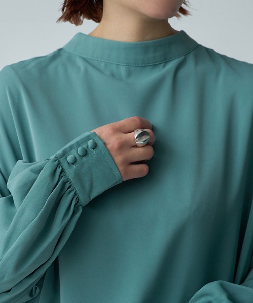 SETUP7（セットアップセブン）の「【SETUP7】ラウンドネック3WAYルーズワンピース きれいめ　ロング丈（ワンピース・レディース・ブラック/アイボリー/ミント/ホワイト/ネイビー/ブラック系その他2/ベージュ系その他2/グレー系2/インディゴブルー/ベージュ/グレー/オレンジ/サックスブルー/ブラウン系その他2/レッド系その他・FREE）」の19枚目の写真