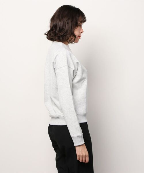MAISON SCOTCH（メゾンスコッチ）の「モックネックスウェット【164246】（スウェット・レディース・ライトグレー・X-SMALL/SMALL）」の2枚目の写真