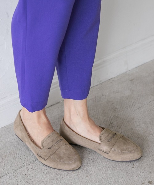 LEPSIM（レプシィム）の「ボアソフトローファー　236251（ローファー・レディース・ブラック/レオパード/グレイッシュベージュ・SMALL/MEDIUM/LARGE）」の3枚目の写真