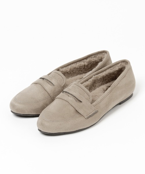 LEPSIM（レプシィム）の「ボアソフトローファー　236251（ローファー・レディース・ブラック/レオパード/グレイッシュベージュ・SMALL/MEDIUM/LARGE）」の7枚目の写真