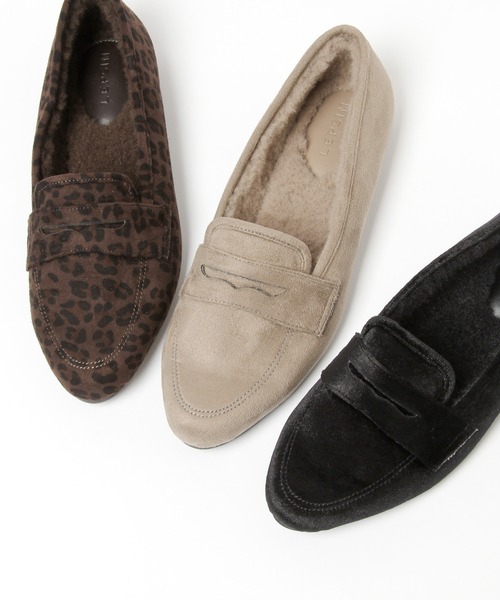 LEPSIM（レプシィム）の「ボアソフトローファー　236251（ローファー・レディース・ブラック/レオパード/グレイッシュベージュ・SMALL/MEDIUM/LARGE）」の17枚目の写真