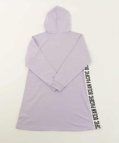 Ocean Pacific(オーシャンパシフィック)の「【OP / オーピー】キッズパーカーワンピース(ワンピース・キッズ・ブラック/パープル・130/140/150/160/170)」の4枚目の写真