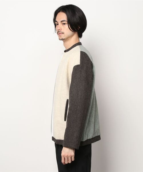 ohta（オータ）の「【ohta】 white gray jumper（ブルゾン・メンズ・その他・2）」の2枚目の写真