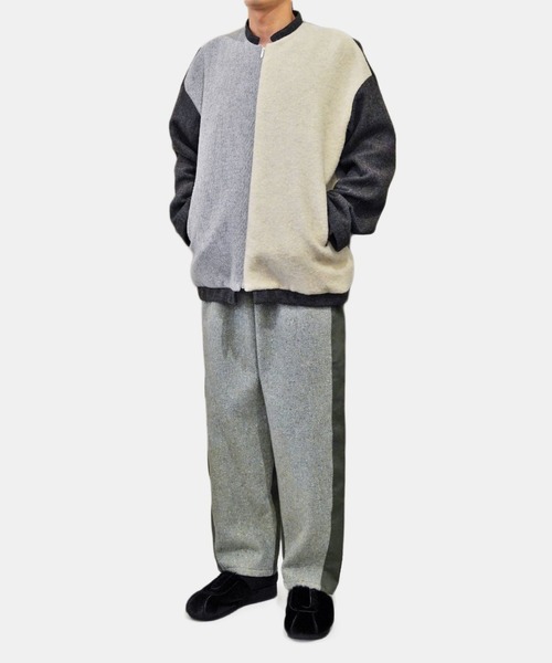 ohta（オータ）の「【ohta】 white gray jumper（ブルゾン・メンズ・その他・2）」の3枚目の写真