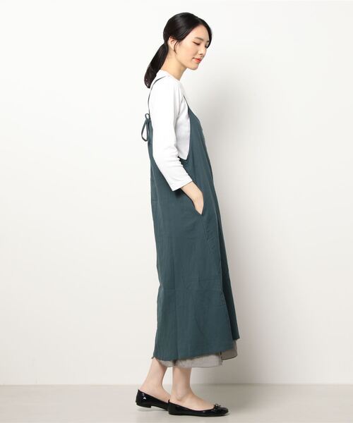 Lugnoncure(ルノンキュール)の「リバーシブルキャミソールワンピース(ワンピース・レディース・ブラック/グリーン/ボルドー・フリ-)」の6枚目の写真