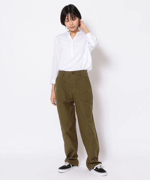 URVIN（アービン）の「Urvin/アービン　BAKER PANTS 2 ベーカーパンツ2（その他パンツ・レディース・オリーブ・0/1/2）」の5枚目の写真