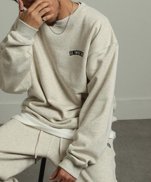 UNCORD | 【UNCORD】90's EMBROIDERY LOGO SWEAT / ビッグシルエット カレッジ アーチロゴ ロゴ刺繍 スウェット 【12oz】(スウェット)