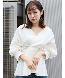 カシュクールナイロンチュニック