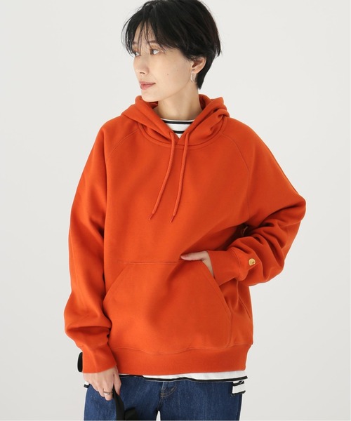 carhartt【カーハート】パーカートレーナーキレイなオレンジ色❗️ Carhartt（カーハート）の「Carhartt-/カーハート HOODED ZIP