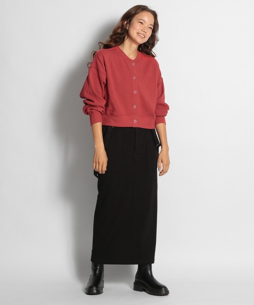 niko and...(ニコアンド)の「ストレッチサス付きワークスカート(スカート・レディース・ブラック/ブルー/グリーン・MEDIUM/LARGE)」の7枚目の写真