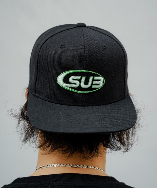 Subciety（サブサエティ）の「SNAPBACK CAP-OVAL-（キャップ・メンズ・オレンジ/ブルー/グリーン・FREE）」の2枚目の写真