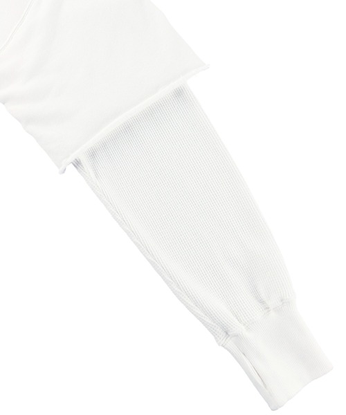 ALEXIA STAM（アリシアスタン）の「Oversized Layered Hoodie/オーバーサイズレイヤードフーディー（パーカー・レディース・ブラウン/ピンク/オフホワイト・FREE）」の20枚目の写真