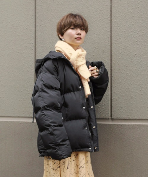 Bab（バブ）の「ケーブルニットマフラー（マフラー・レディース・ブラック/ベージュ/グレー/アイボリー/キャメル・ONESIZE）」の10枚目の写真