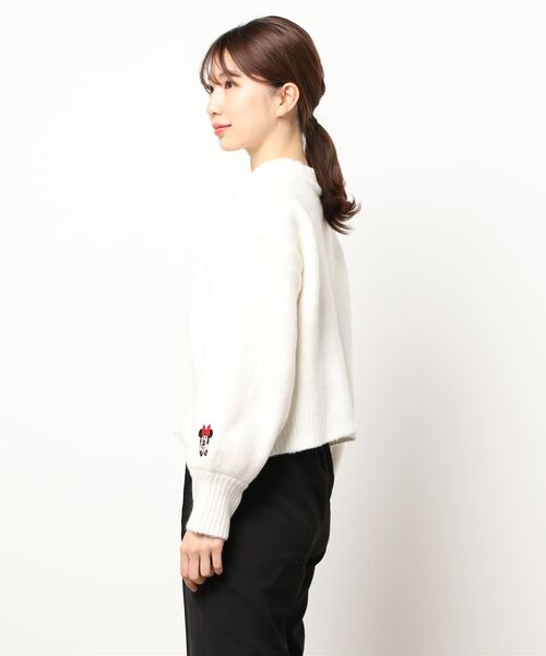 Heather（ヘザー）の「Disney/21AWニットプルオーバー　255762（ニット/セーター・レディース・ブラック/オフホワイト/ブラック系その他・FREE）」の19枚目の写真